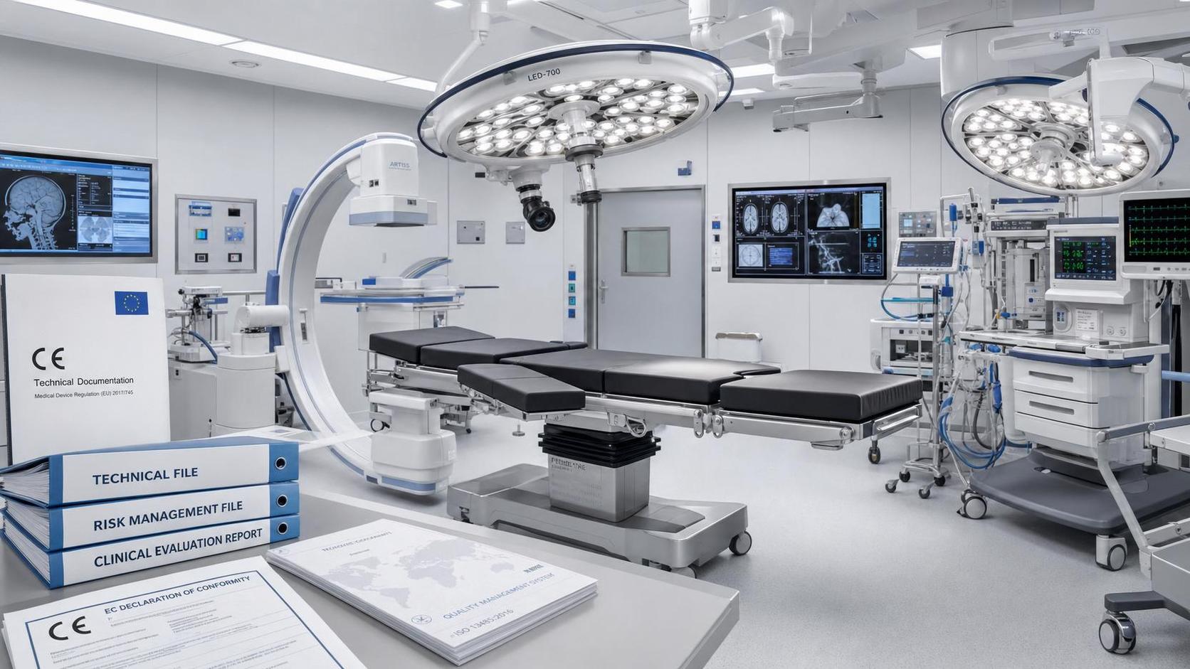 EU MDR Annex XVI Extends to Surgical Lights and Digital Tables