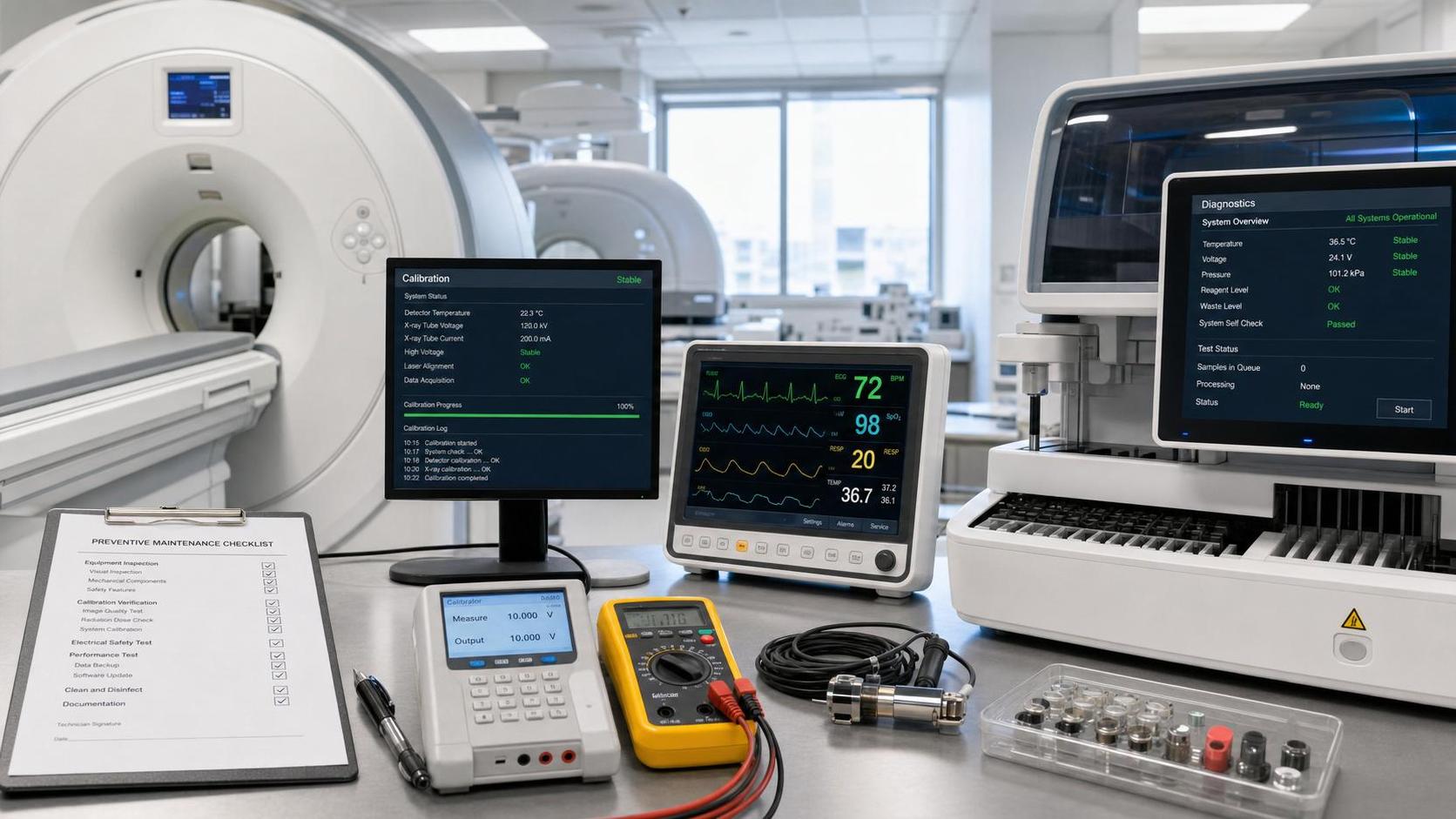 Medical Diagnostic Equipment Maintenance Checklist to Reduce Downtime