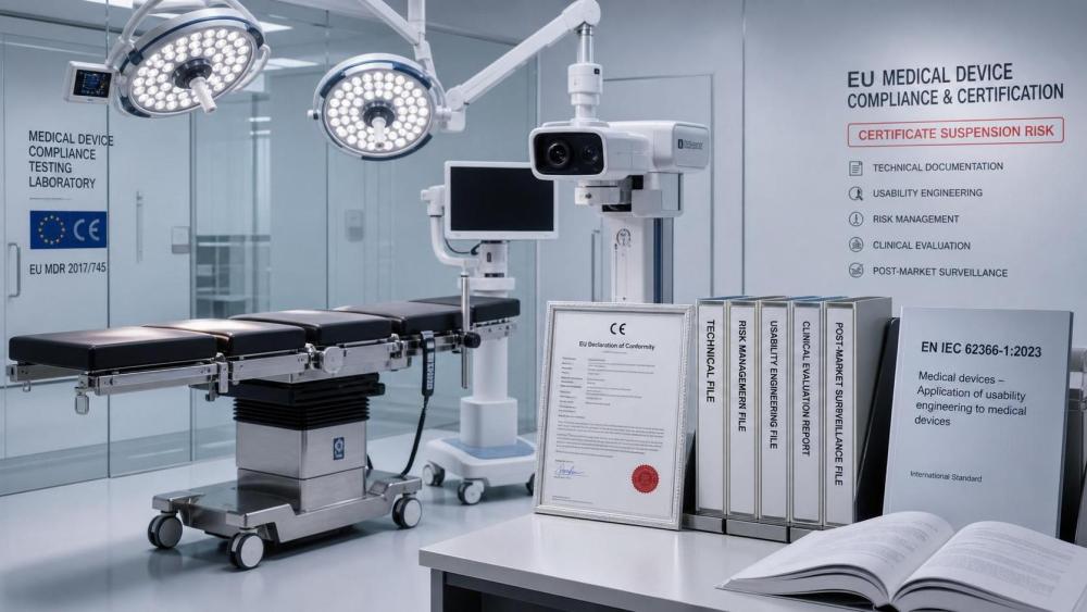 EU MDR Annex XVI Triggers 37% Suspension Rate