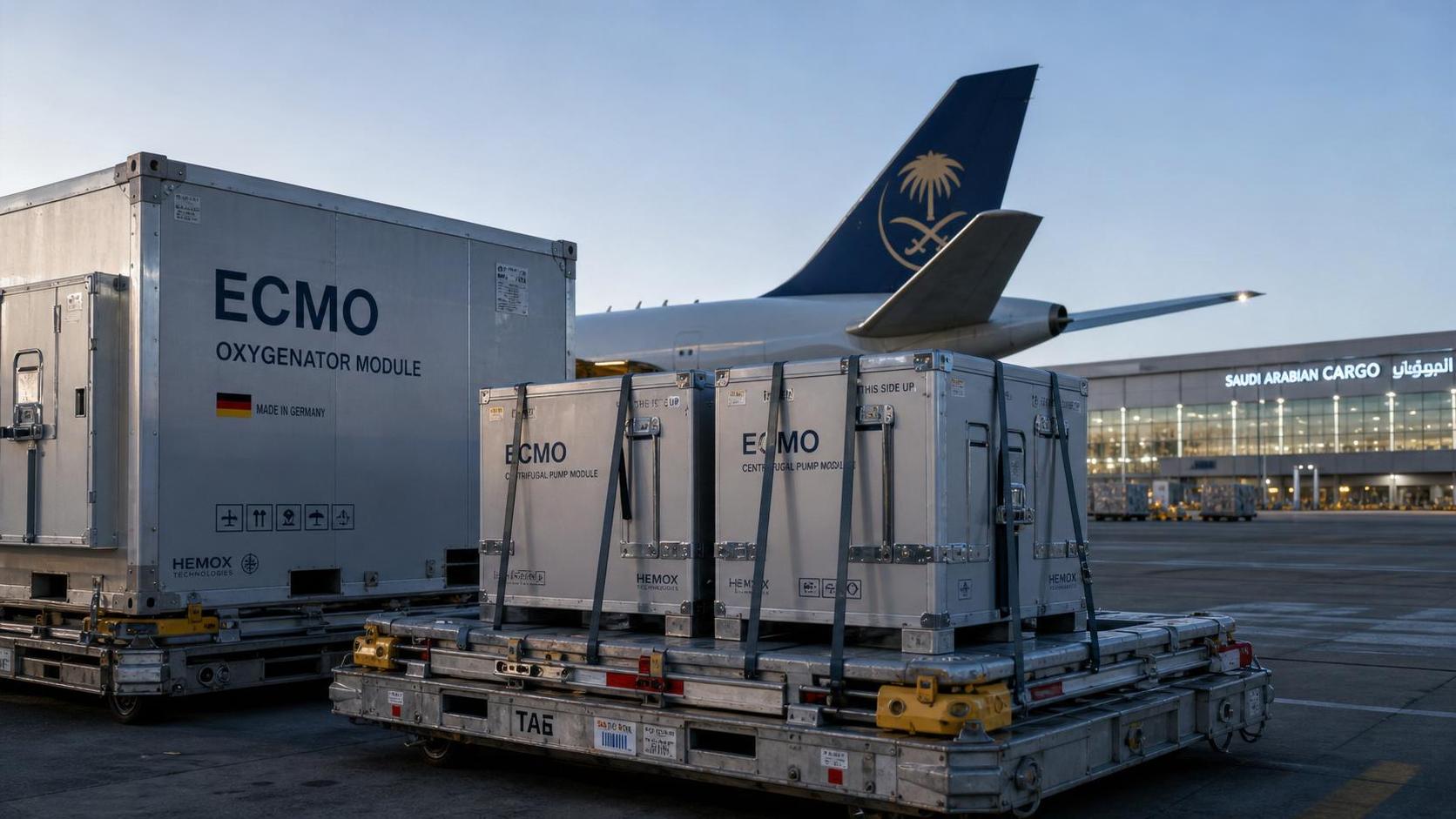 ECMO Air Freight Costs Surge as Red Sea Disruption Deepens