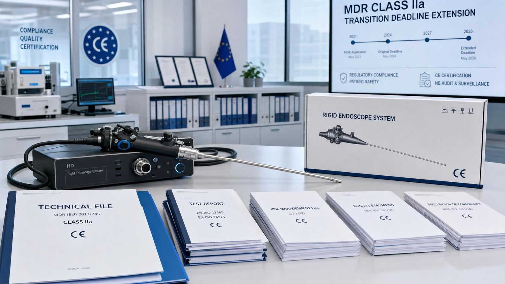 EU Extends MDR Class IIa Deadline, Ends Rigid Endoscope Exemption
