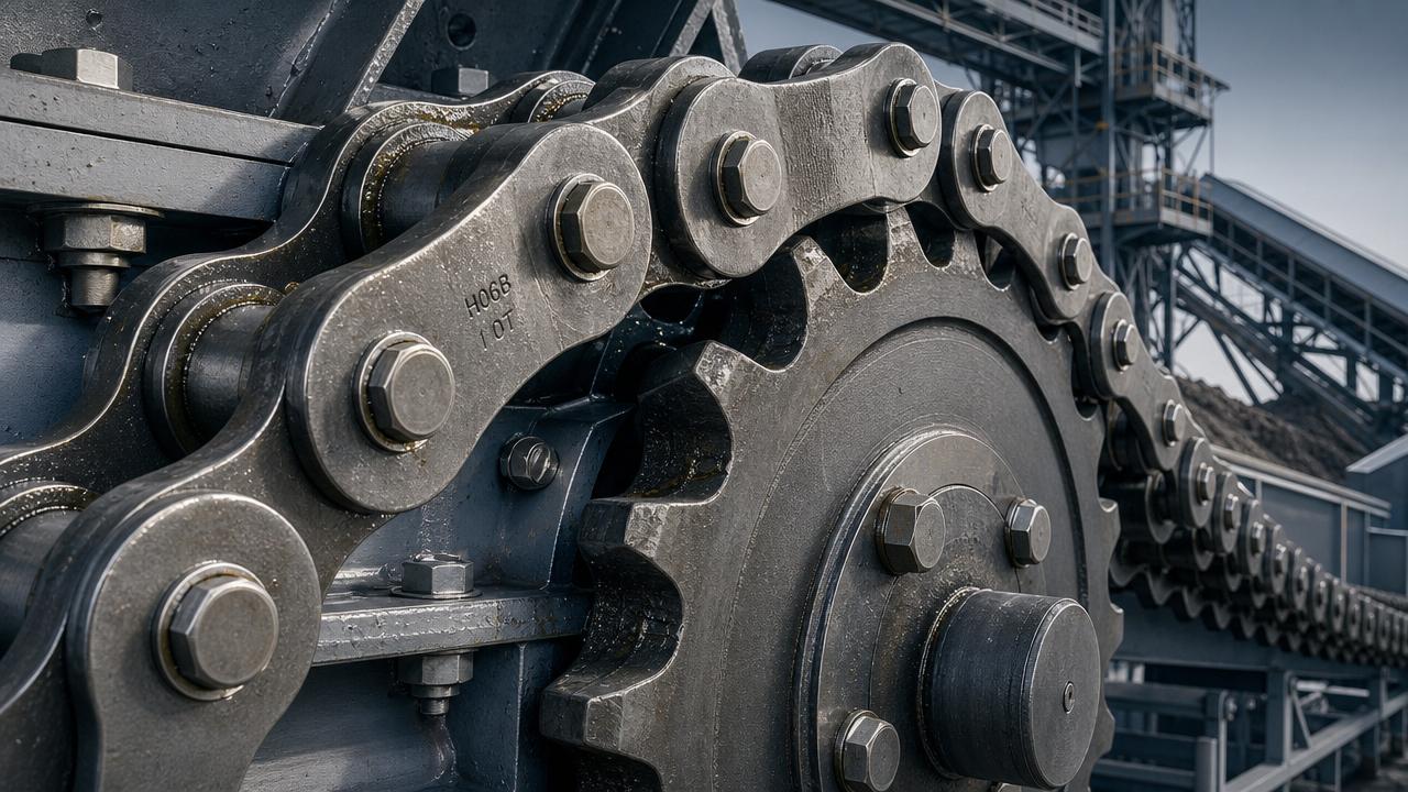 Heavy-Duty Chain Transmissions for Dirty, High-Load Lines