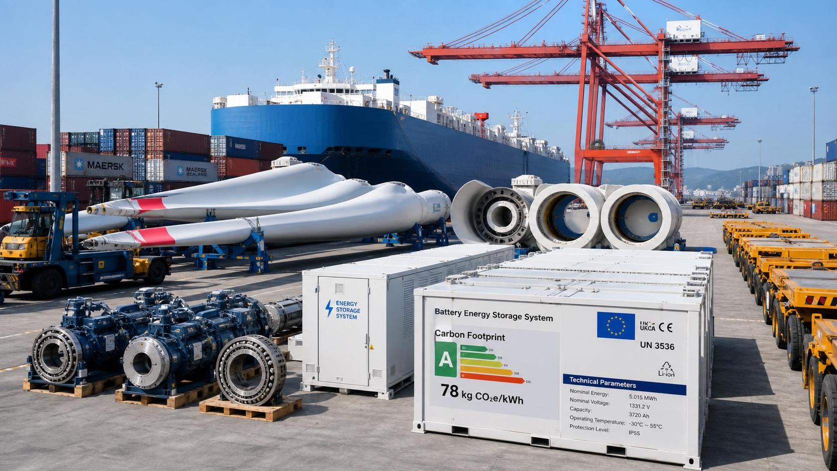 EU Battery Label Rule Hits Wind Export Compliance