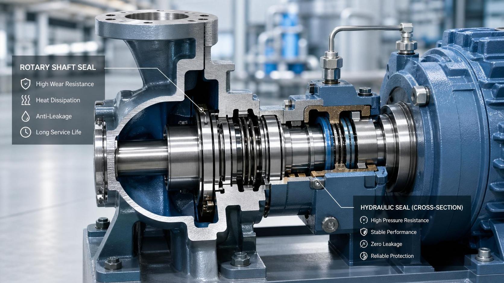 Industrial Sealing Technologies: Key Differences in Wear, Heat, and Leakage Control