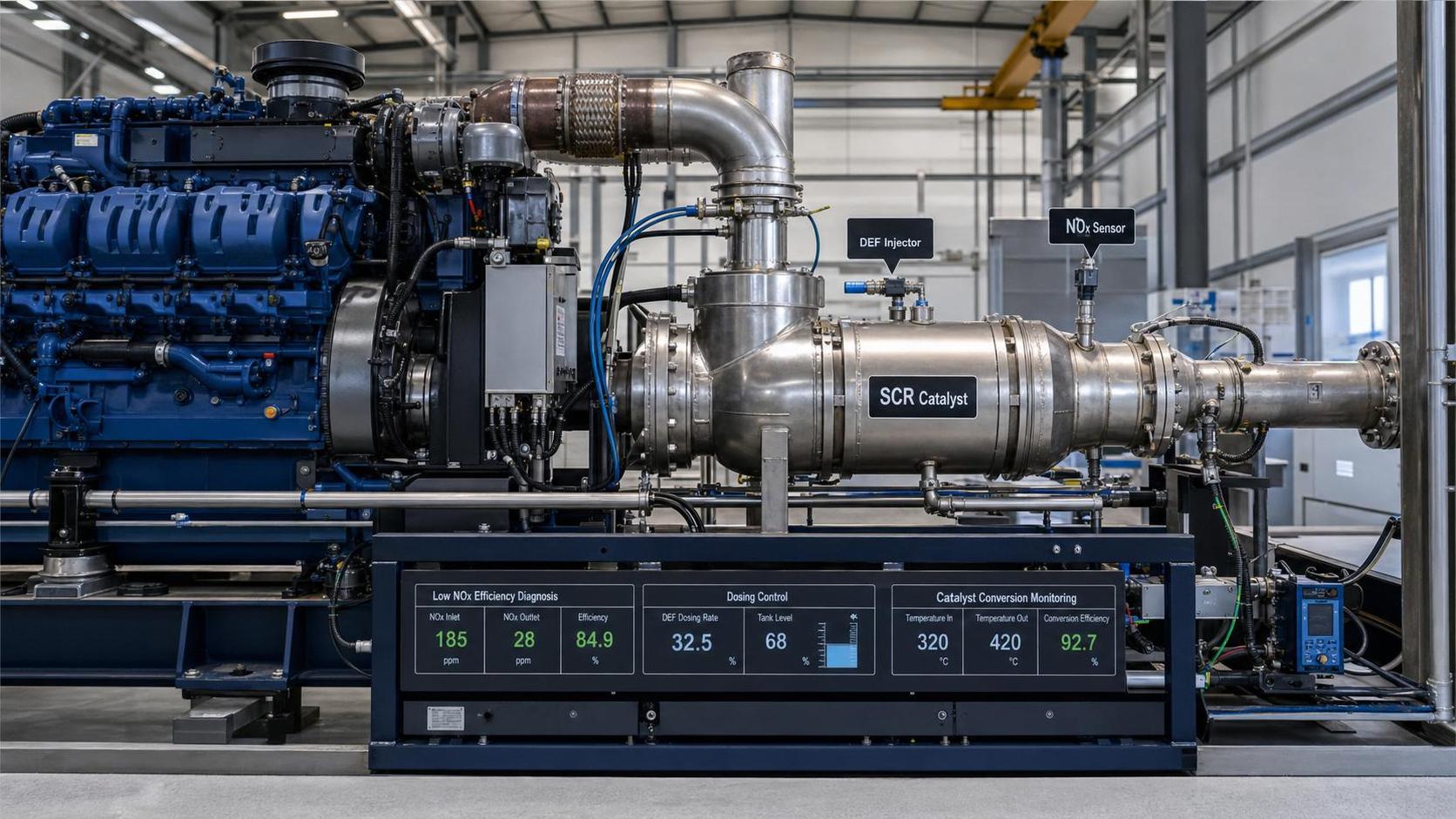 SCR Emission Control Problems: Low NOx Efficiency and Common Fixes