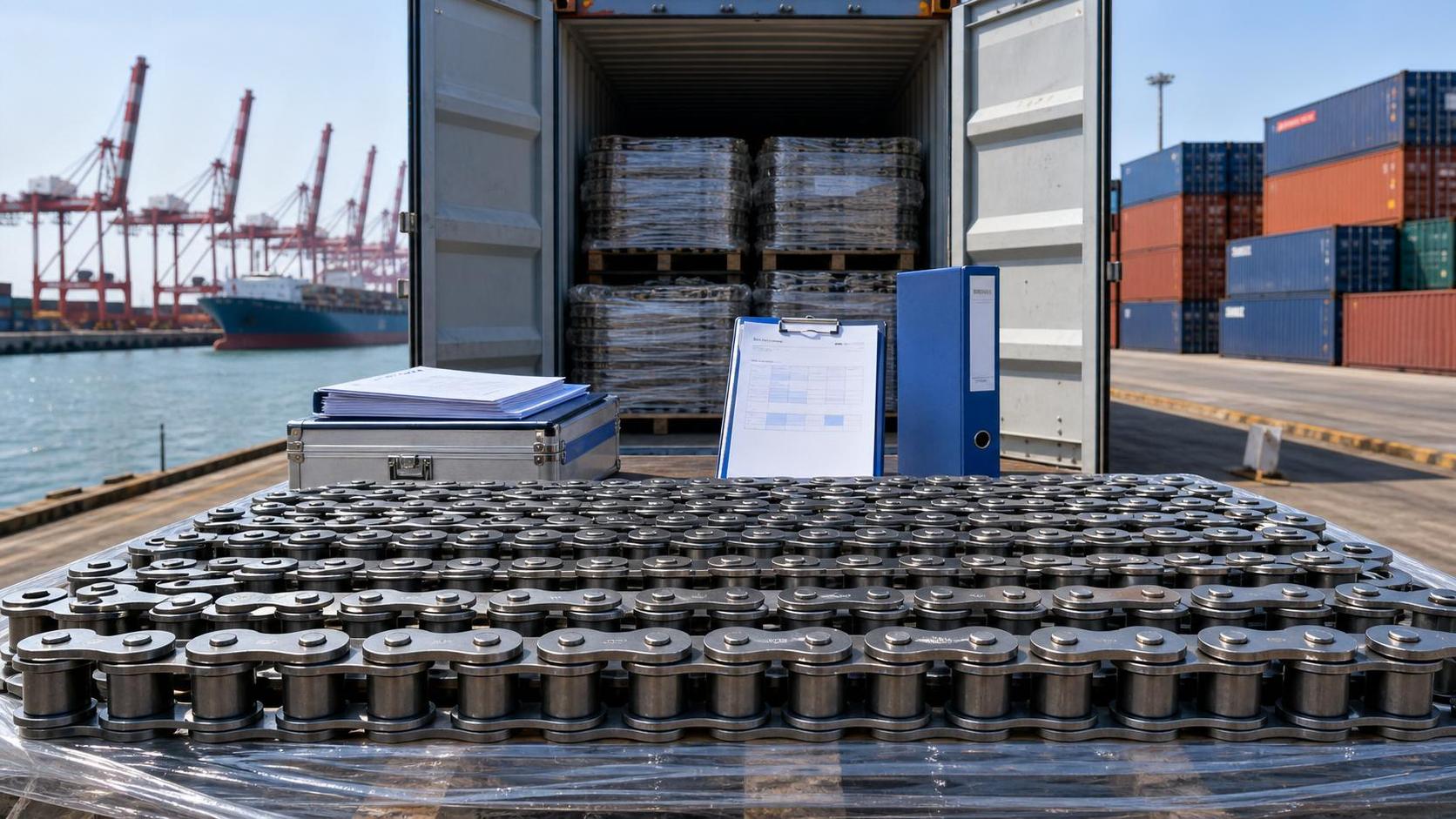 Yangshan Port Starts Carbon Checks for EU Heavy Roller Chains
