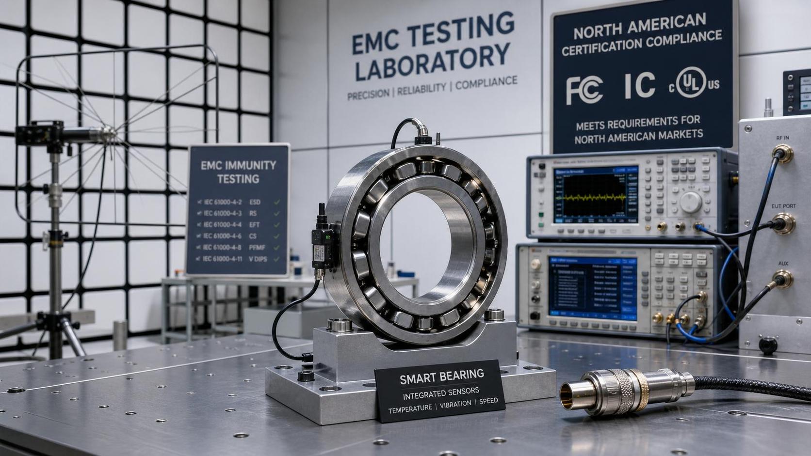 UL 1998:2026 Adds EMC Test for Smart Sensor Bearings
