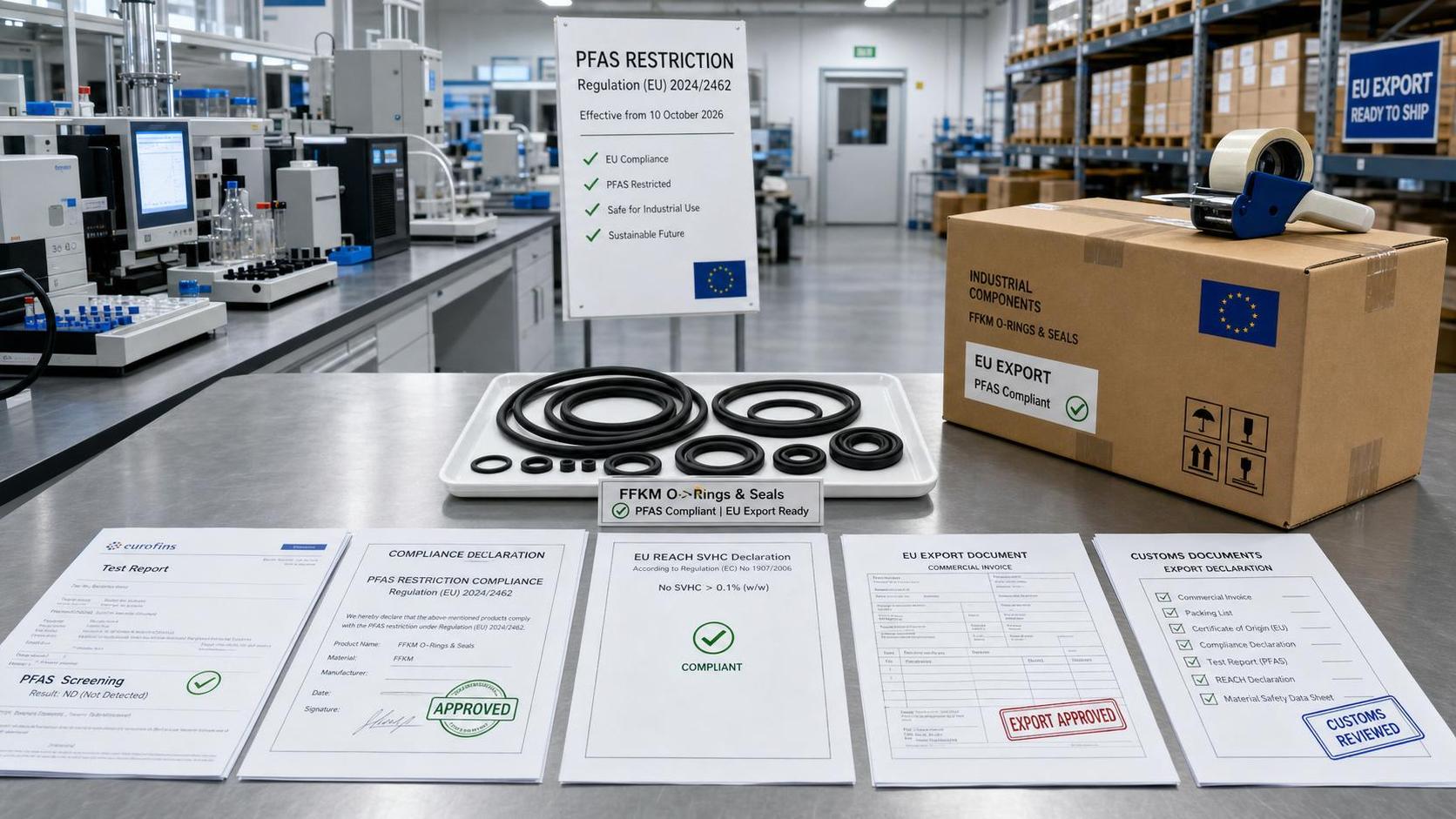 EU PFAS Restriction Takes Effect for FFKM O-Ring Exports