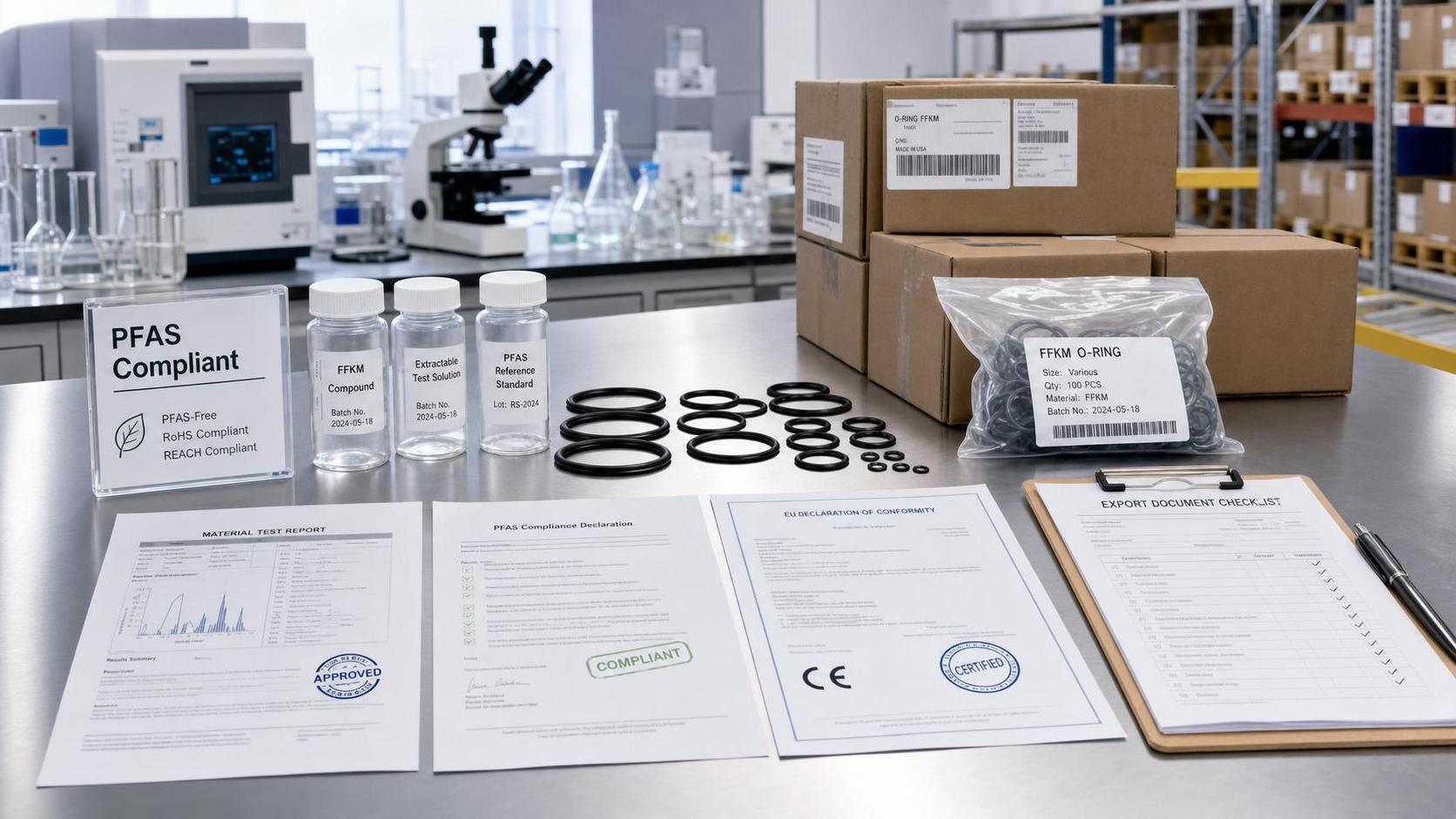 EU Rule Takes Effect: FFKM O-Rings Need PFAS Declaration