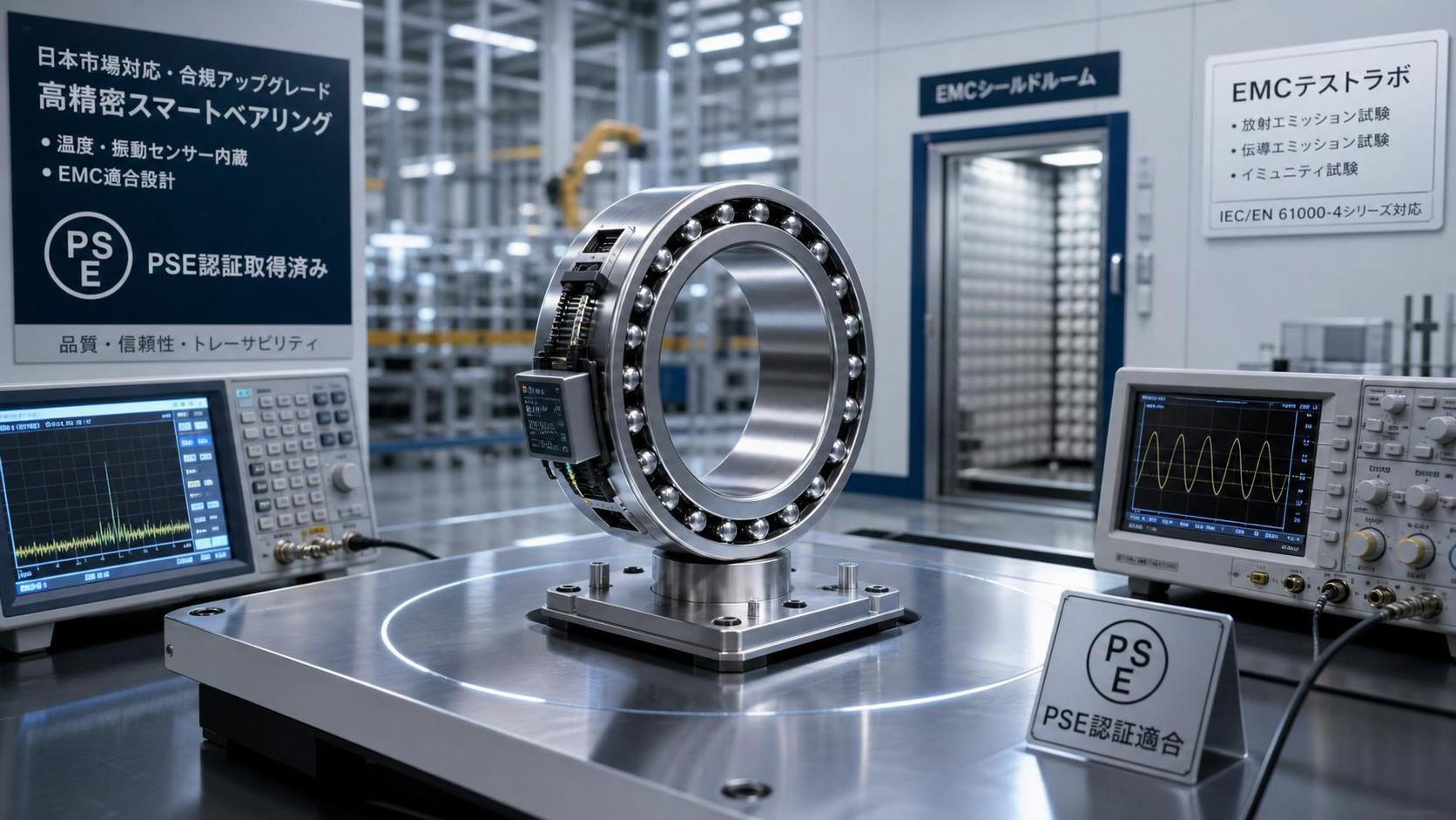 Japan Tightens EMC Rules for Smart Sensor Bearings
