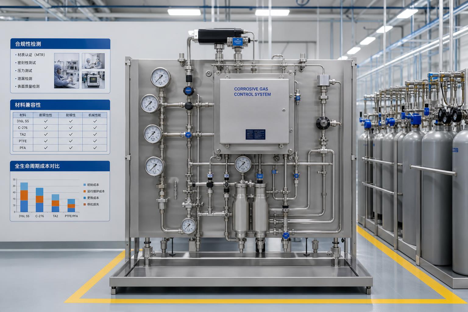 How to Compare Corrosive Gas Control Suppliers on Compliance and Lifecycle Cost