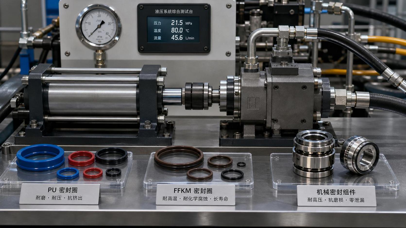 Sealing Materials for Hydraulics: PU, FFKM, or Mechanical Seals?