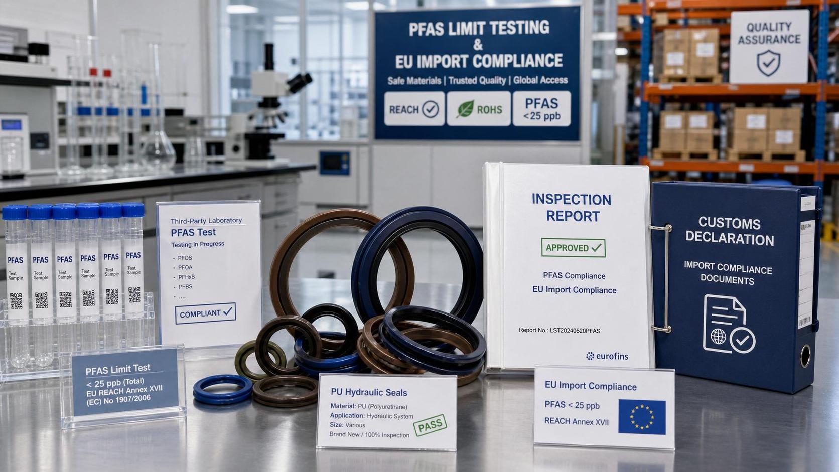 ECHA Sets PFAS Test Rule for PU Hydraulic Seals
