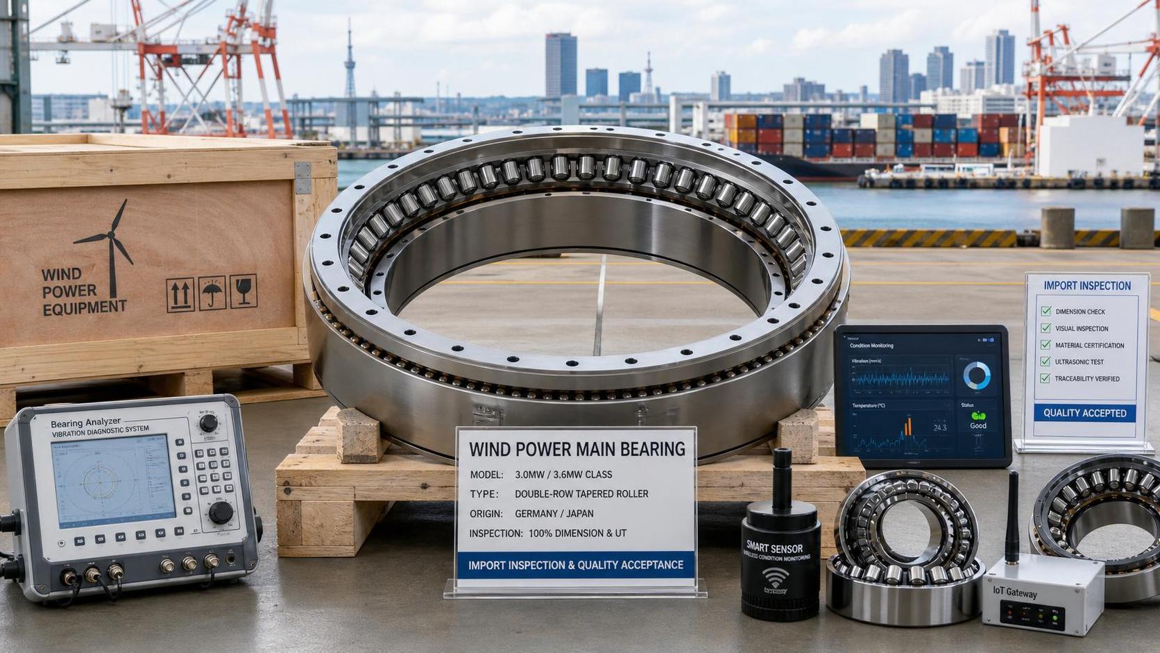 Japan Tightens Wind Main Shaft Bearing Screening