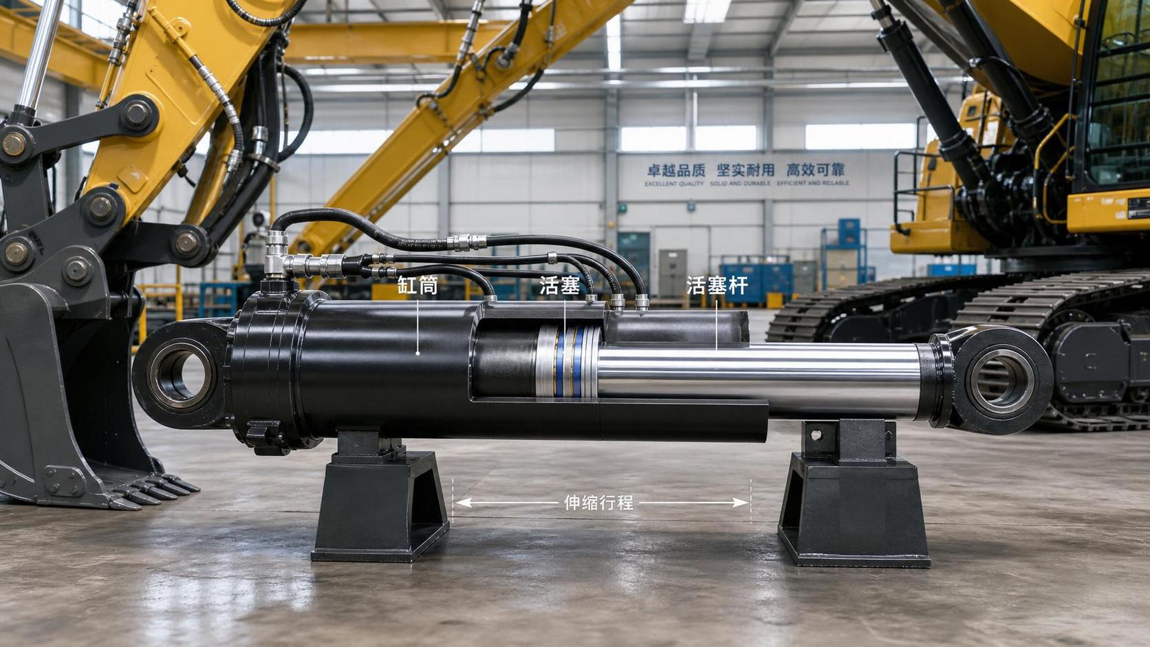 How to Size Construction Equipment Hydraulic Cylinders for Load and Cycle Life