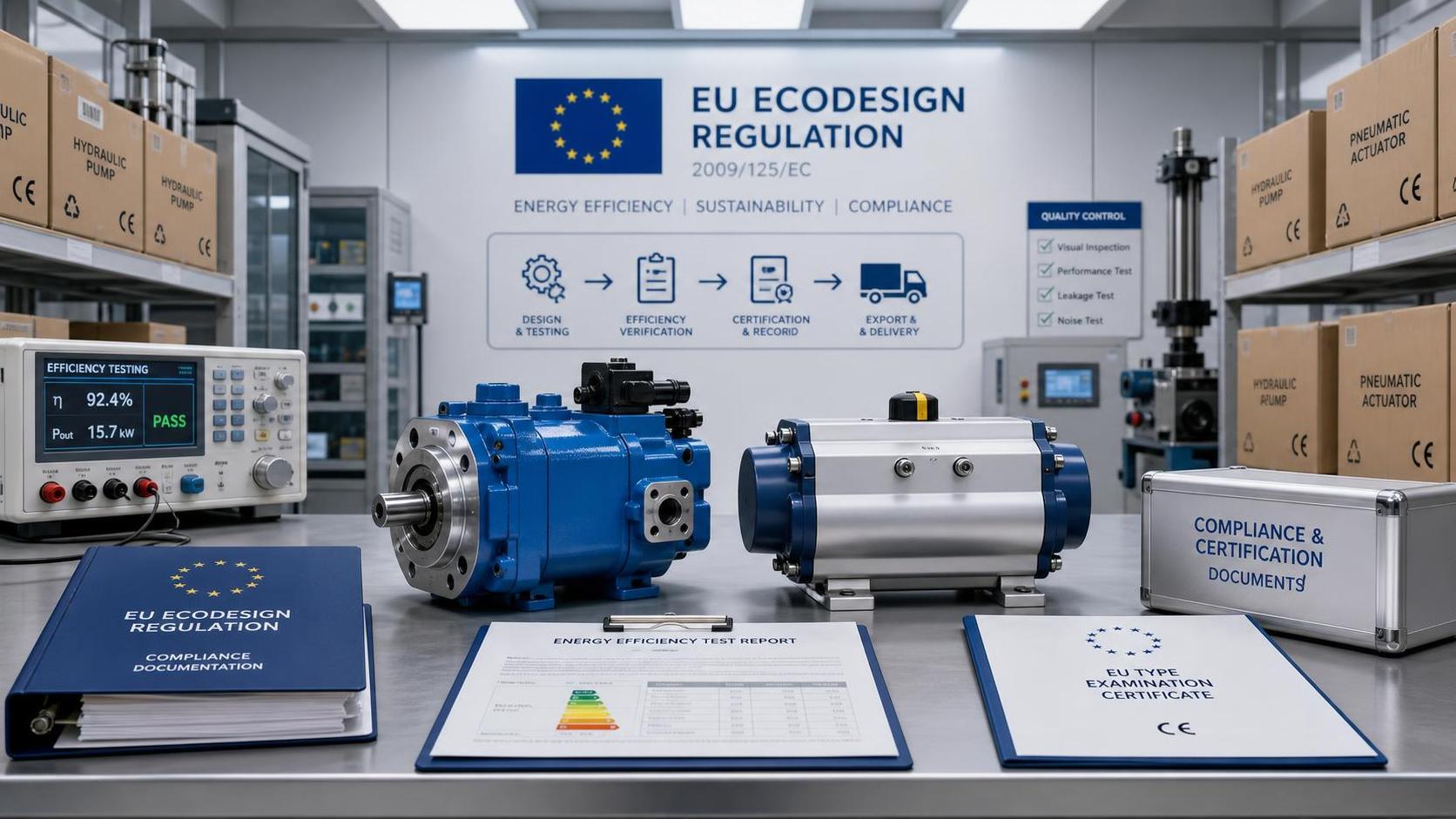 EU Ecodesign Rules Hit Pumps and Pneumatic Actuators