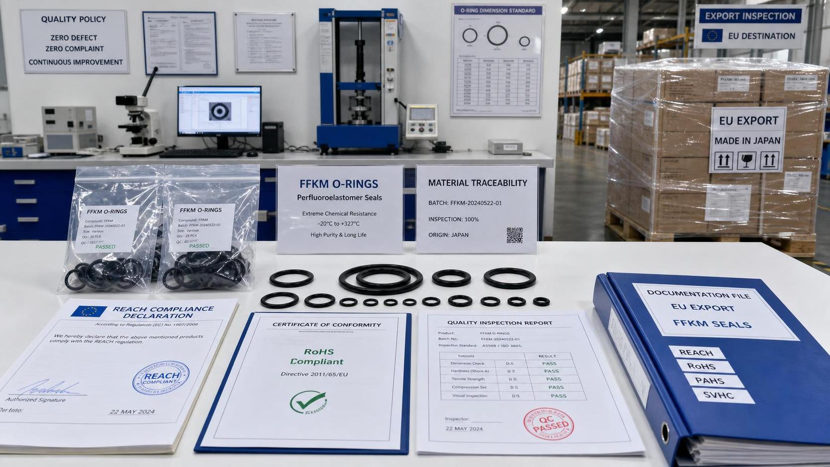 EU REACH Update Targets FFKM O-rings and Fluoroelastomer Seals