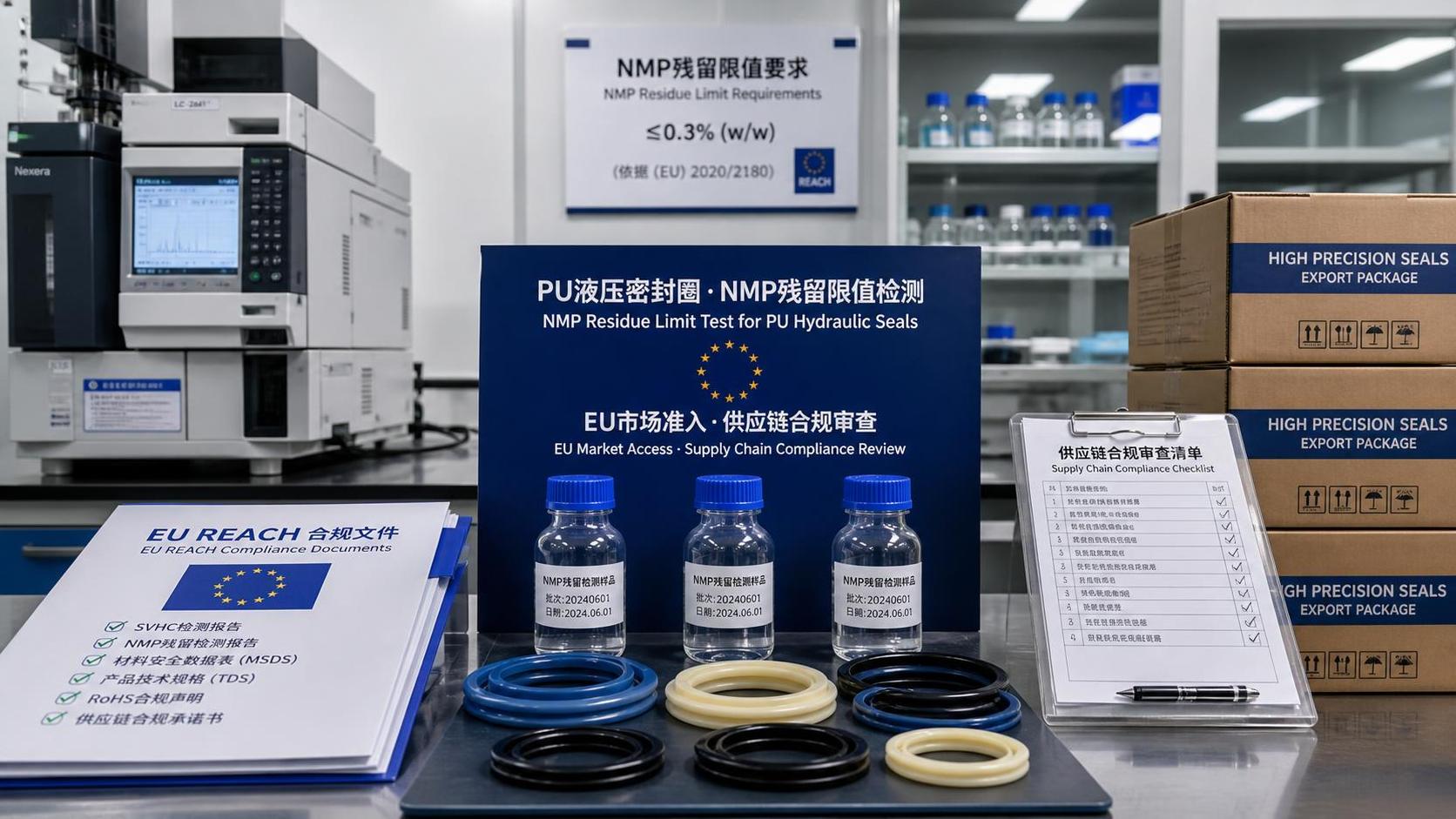 EU Sets 0.1% NMP Limit for PU Hydraulic Seals