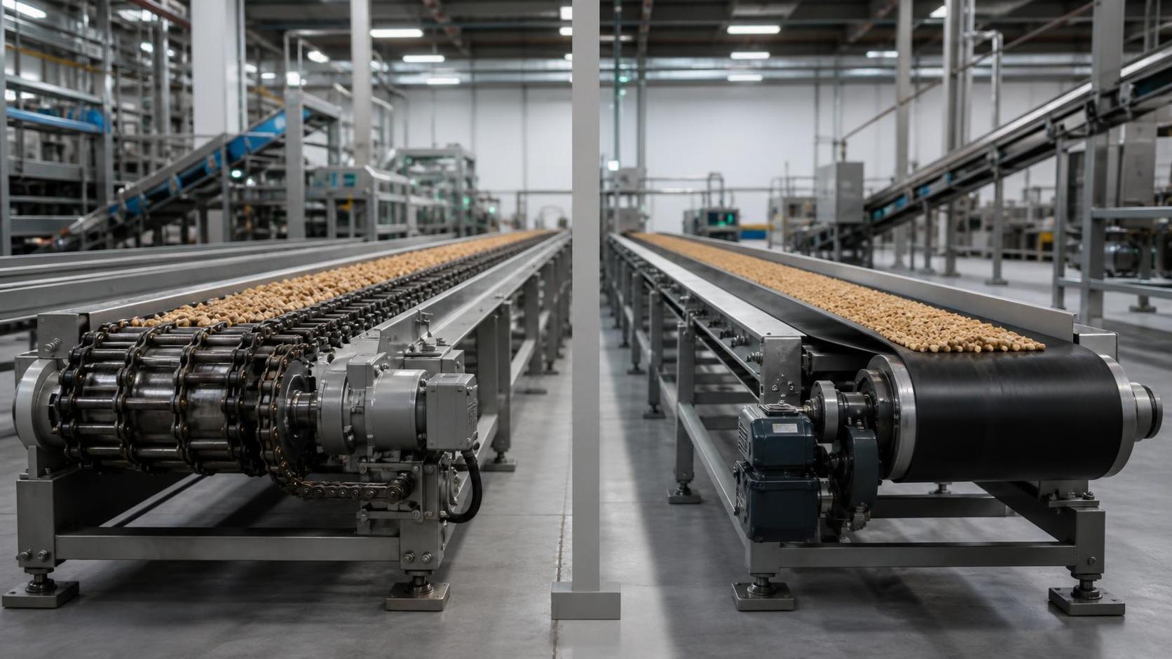 When chain and belt drives for conveyors affect uptime more than price
