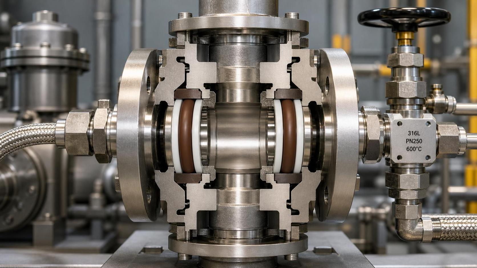 Which sealing material properties matter most in high-temperature service?