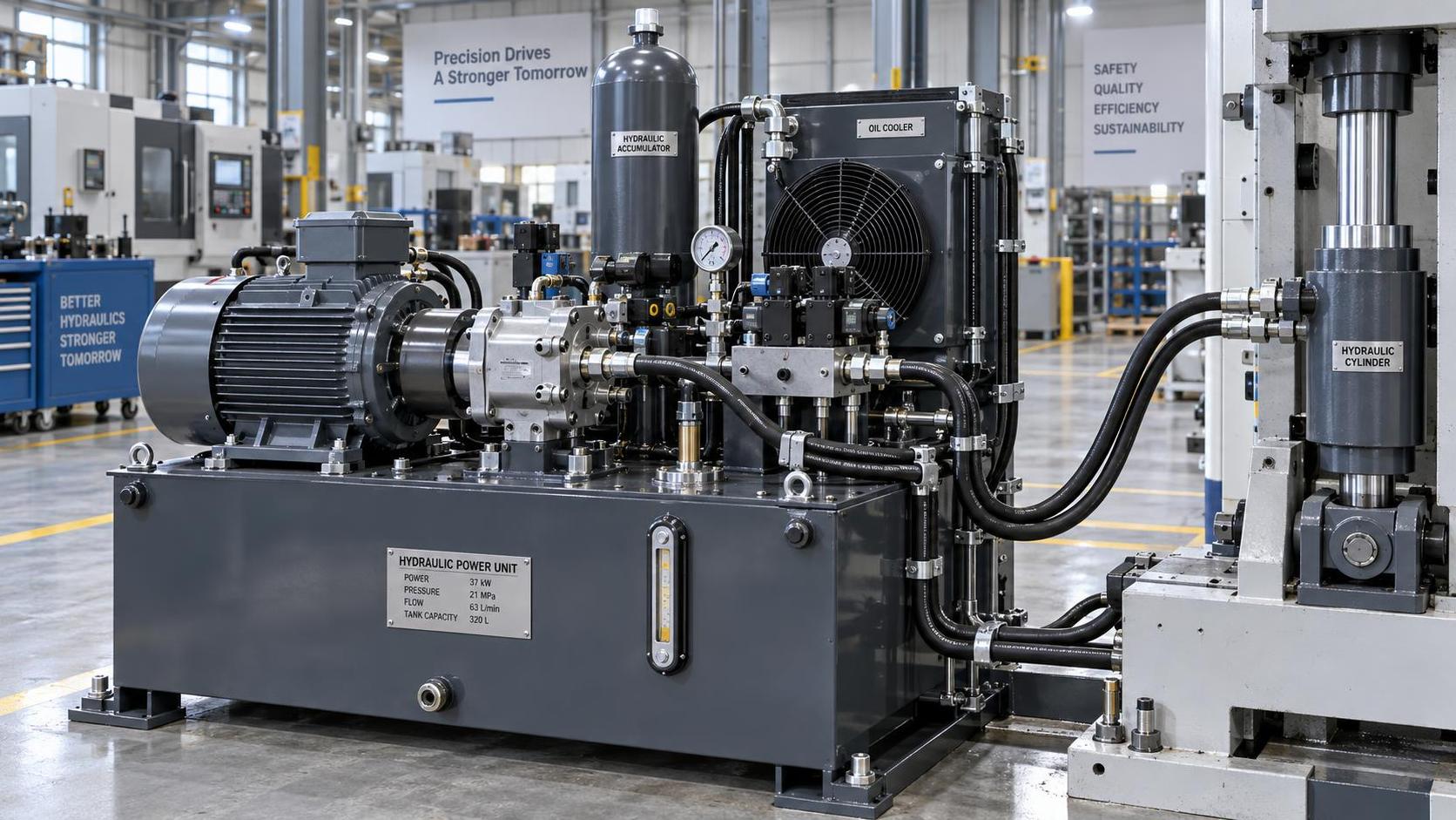 How Do You Size a Hydraulic Power Unit for Intermittent Duty?