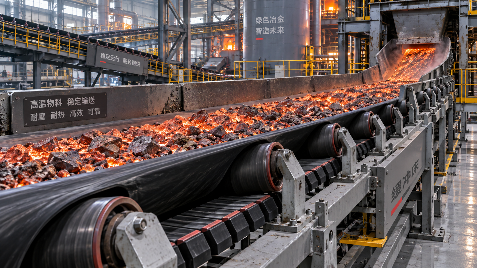 How to select heavy duty metallurgy belts for high-temperature loads How to select heavy duty metallurgy belts for high-temperature loads