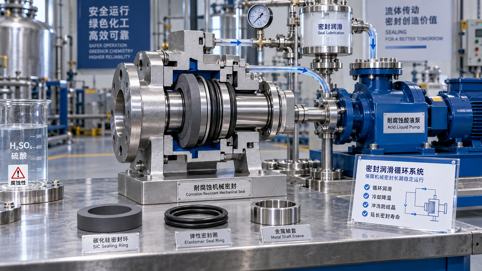 How to select corrosion-resistant mechanical seals for acid pumps