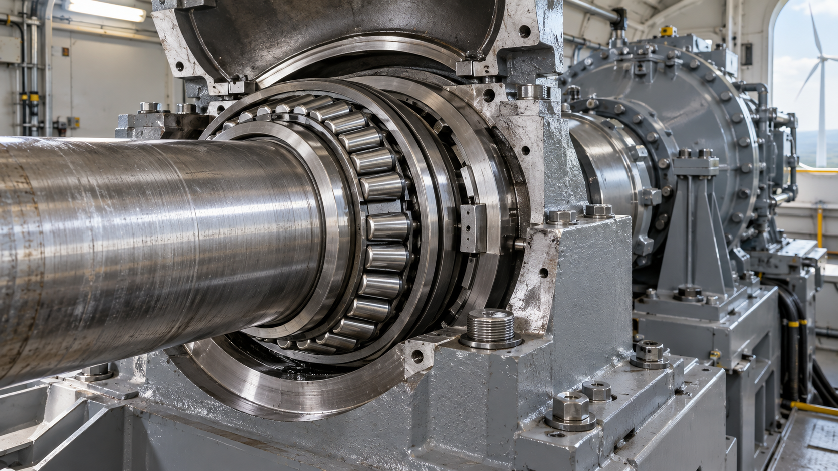 How axial loads affect wind turbine main shaft bearing selection