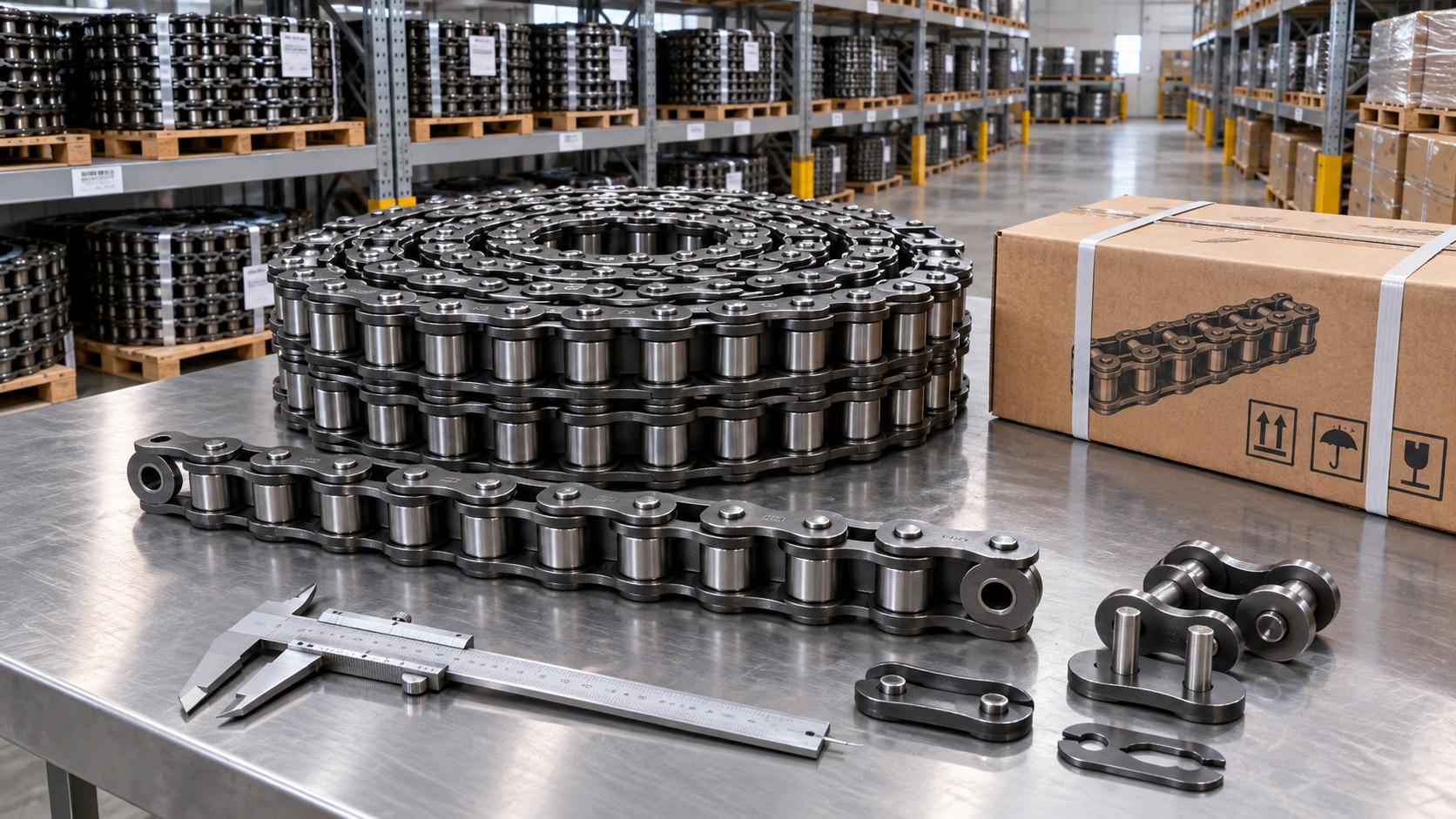 How to check a heavy-duty chain drive distributor’s stock availability