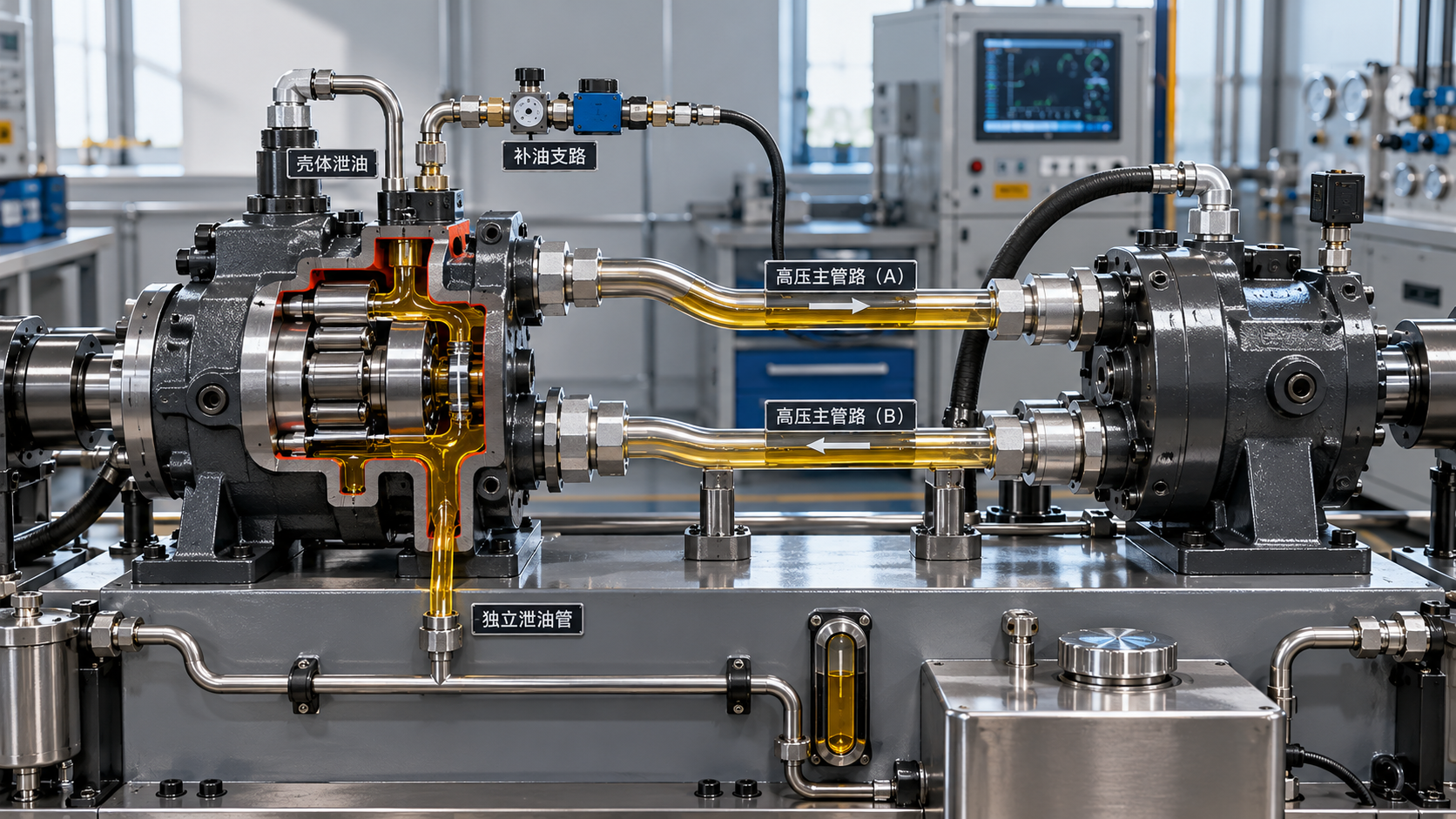 How internal leakage increases hydraulic system losses in closed loops