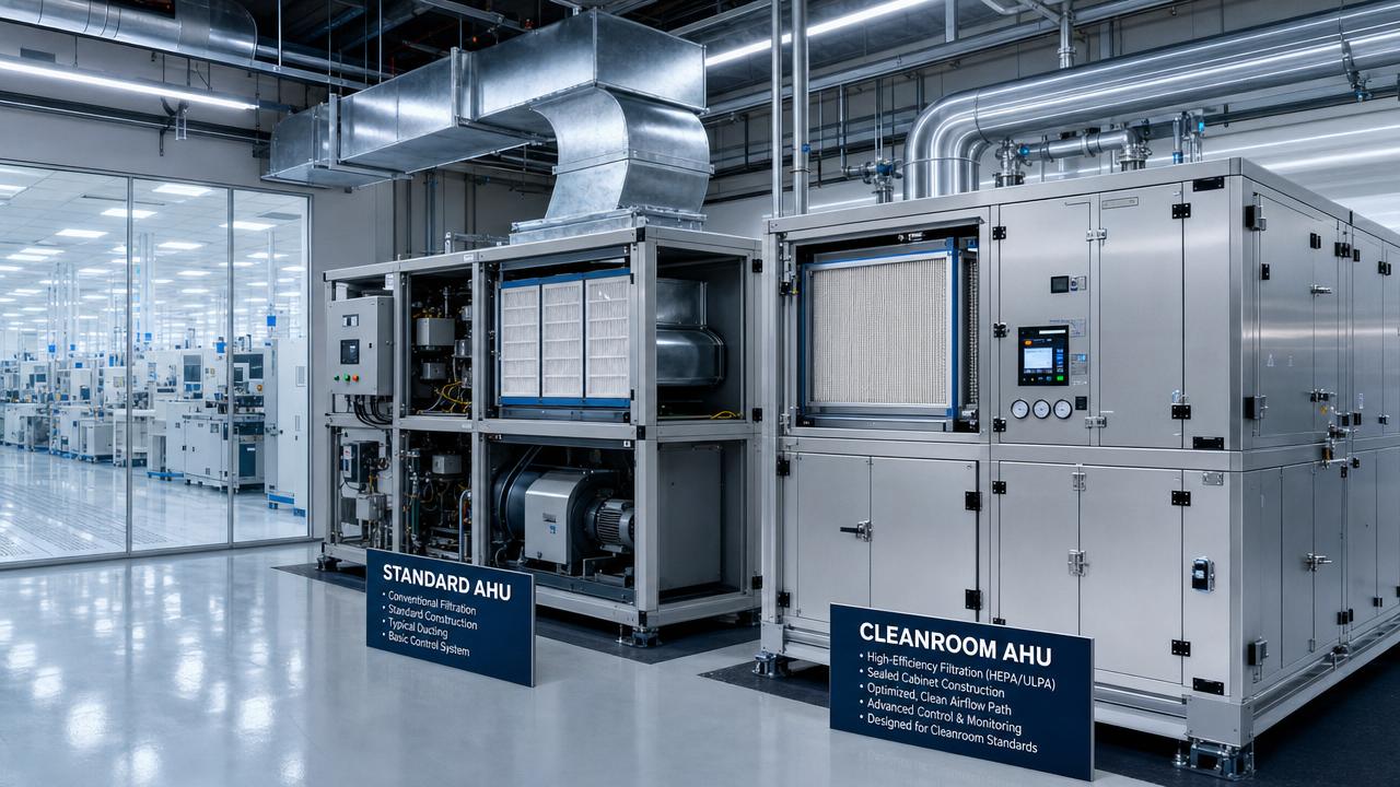 Air Handling Units vs Cleanroom AHU: Key Selection Points