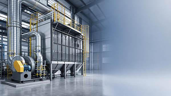 What causes high energy use in industrial dust control