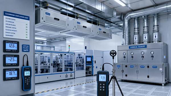 What makes semiconductor facility ventilation fail audits?