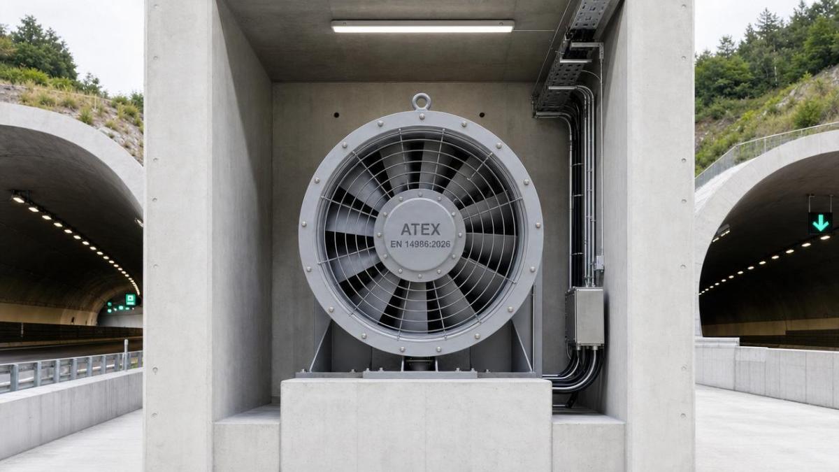 EU Mandates Dual ATEX + EN 14986 Certification for Tunnel Ventilation Fans EU Mandates Dual ATEX + EN 14986 Certification for Tunnel Ventilation Fans
