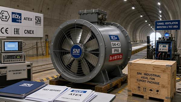 Indonesia Mandates SNI-K3 for Explosion-proof Axial Fans