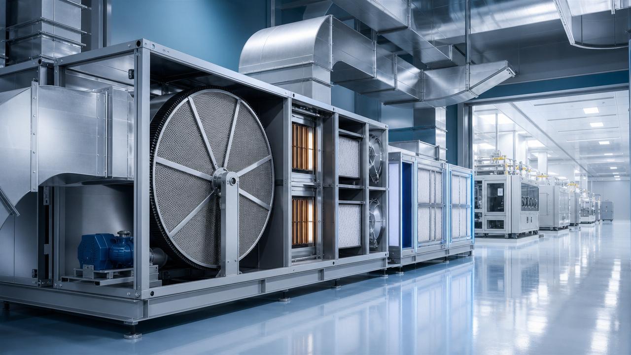 Molecular Sieve Desiccant Wheels: Key Performance Metrics for Low-Dew-Point Systems