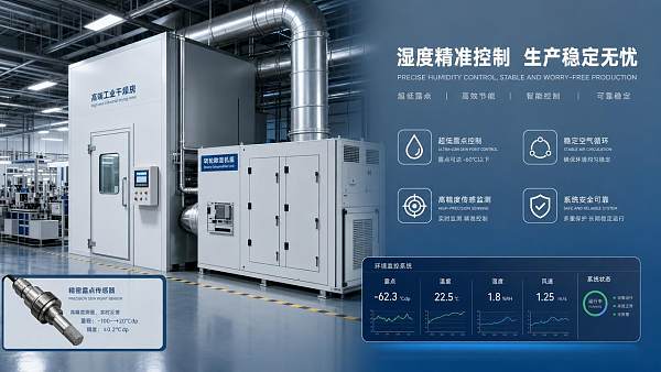 Extreme Humidity Control for Dry Rooms: Key Dew Point Metrics and System Options