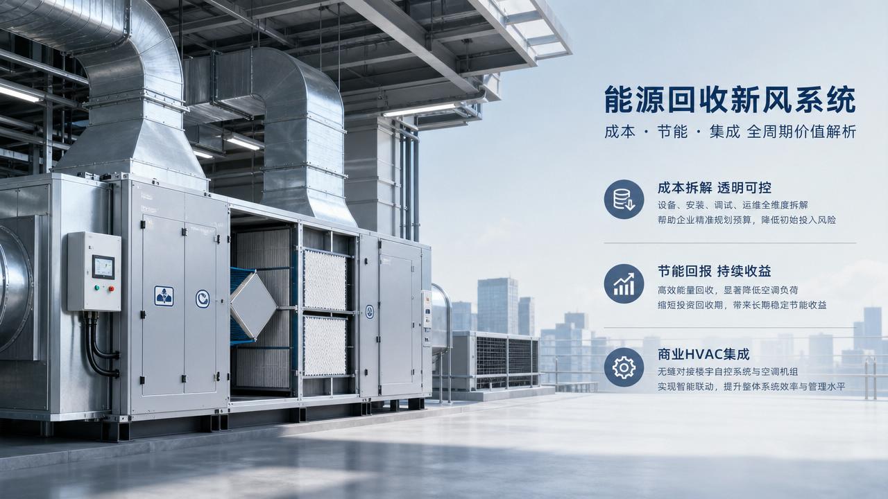 Energy Recovery Ventilation Systems Cost Breakdown for Commercial Buildings