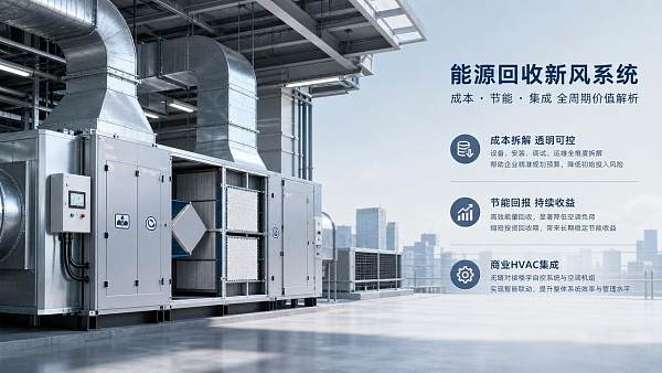 Energy Recovery Ventilation Systems Cost Breakdown for Commercial Buildings