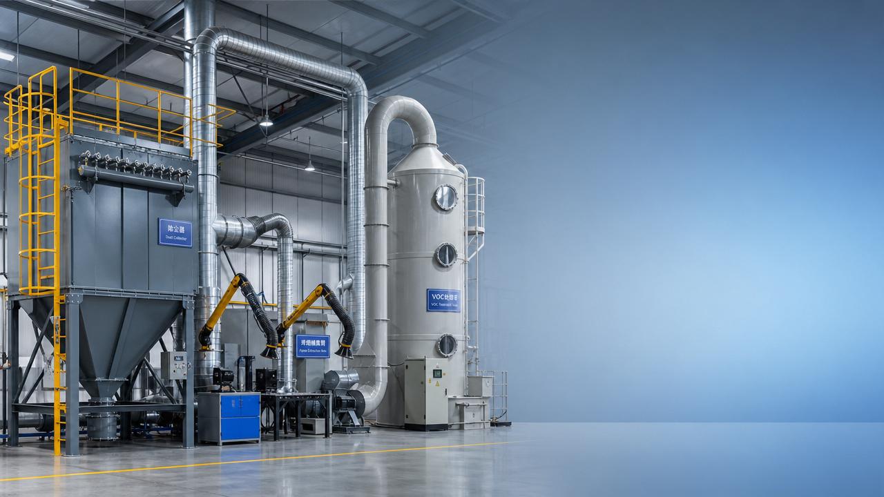 Industrial Air Quality Control: How to Choose Systems for Dust, Fumes, and VOCs