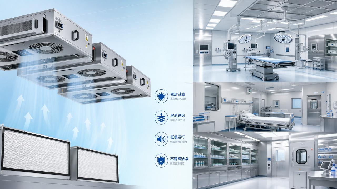 Cleanroom Fan Filter Units for Hospitals: How to Compare FFU Types and Room Applications