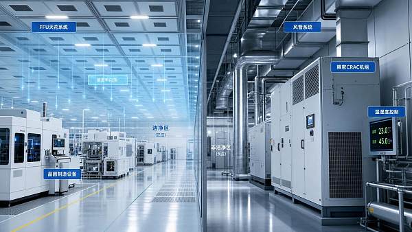 Semiconductor Manufacturing HVAC: How to Size Airflow, Pressure, and Temperature Control
