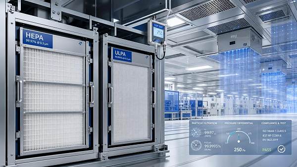 HEPA vs ULPA for Particle Filtration: Key Differences for Cleanroom Compliance