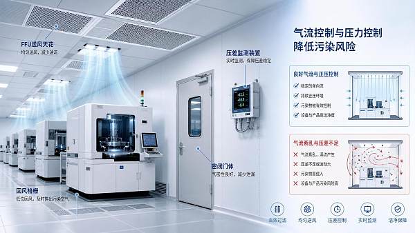 Cleanroom Airflow Control vs Pressure Control: What Matters More for Contamination Risk?