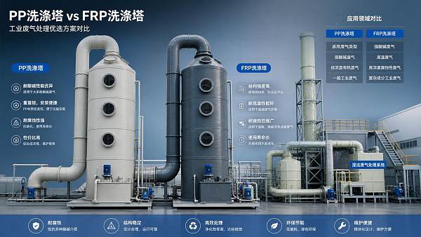 PP Gas Scrubbers vs FRP Scrubbers: Which Is Better for Corrosive Exhaust Applications?