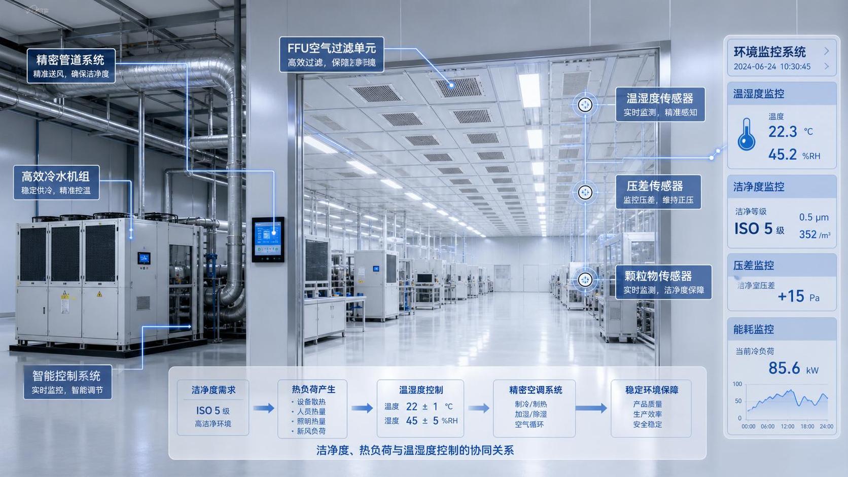 What Drives Cleanroom Temperature Control Cost in New Facility Projects?
