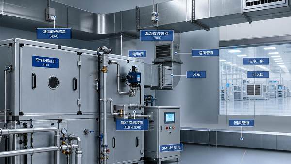 BMS Temperature and Humidity Control Systems: Key Control Logic and Sensor Points Explained