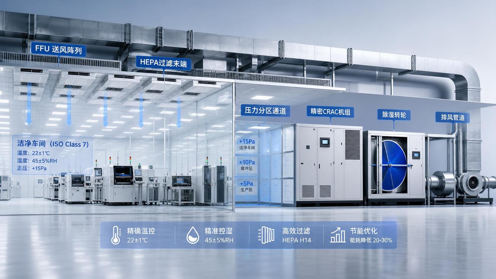 How to Estimate HVAC Cost for Electronics Manufacturing Cleanrooms and Production Areas