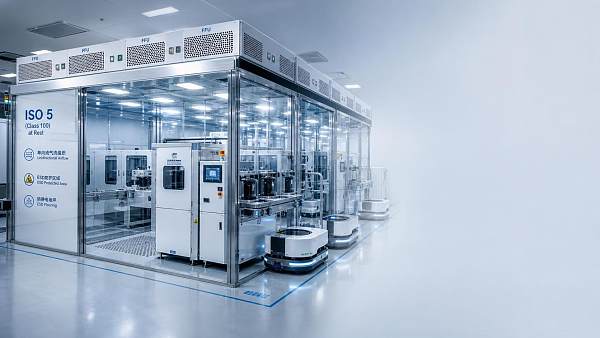 Semiconductor Cleanroom Standards Explained: ISO Classes, Air Changes, and ESD Controls