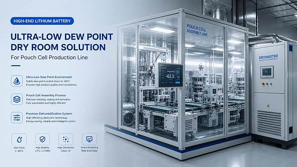 How to Specify Lithium Battery Dry Rooms for Pouch Cell Production Lines